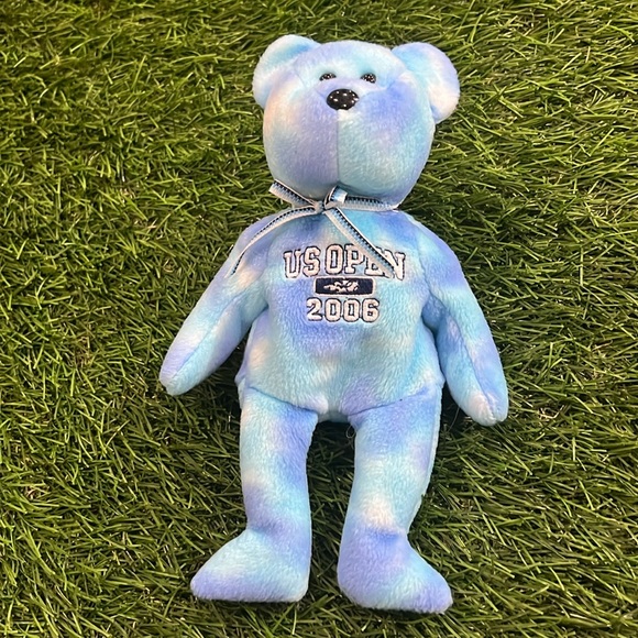 Ty Beanie Babies Deuce US Open 2006 Bear - Picture 1 of 5